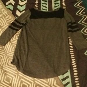 No Boundaries Black Baseball Style Tee